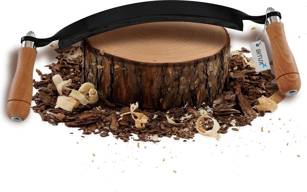 Bituxx Zugmesser für Holz Ziehmesser Schäleisen Zieheisen Produktbild 