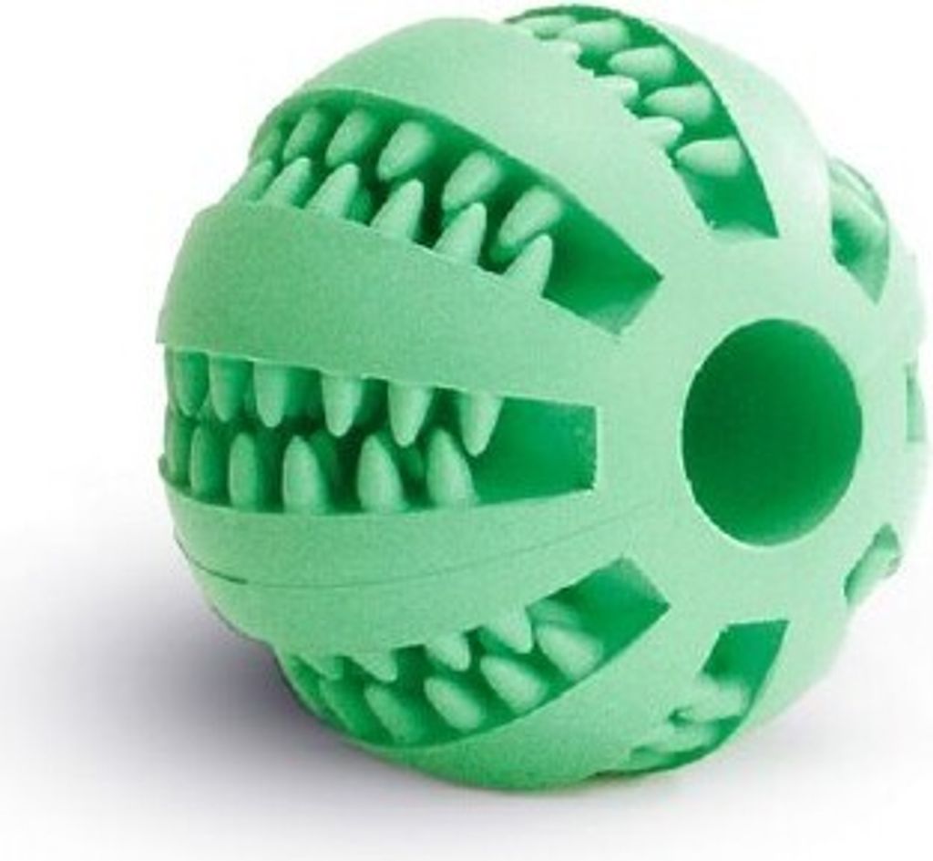 Beeztees Massageball - Hundespielzeug - Gummi - mint - 7 cm Produktbild 