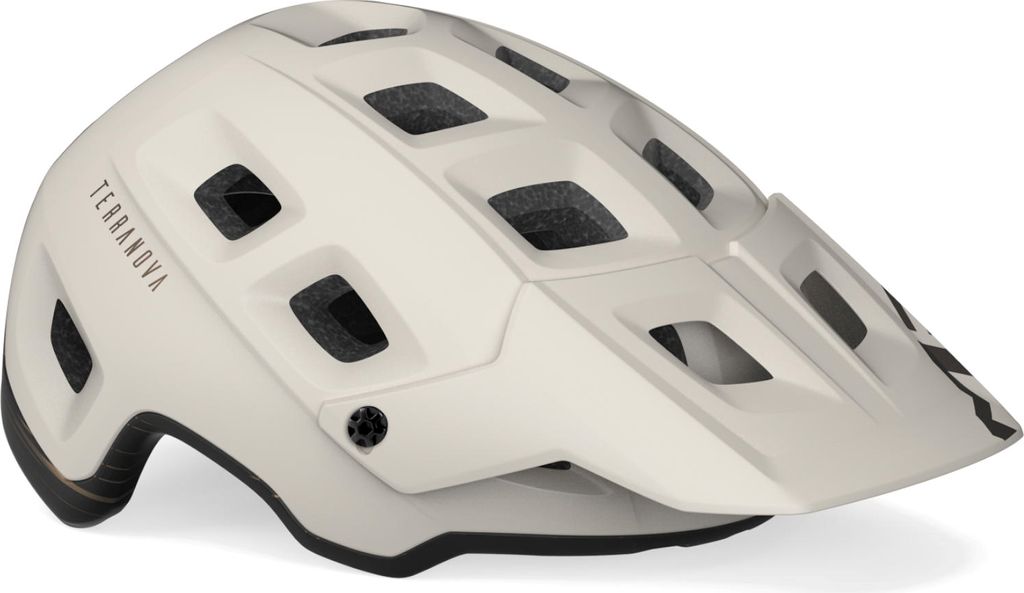 MET Fahrrad Helm Terranova Trail Cross Coun Mountainbike Enduro OFFWHITE Bronze