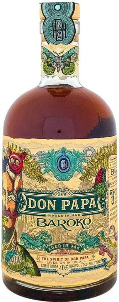 Don Papa Baroko Rum dunkel milder fruchtiger Geschmack 40 Produktbild 8