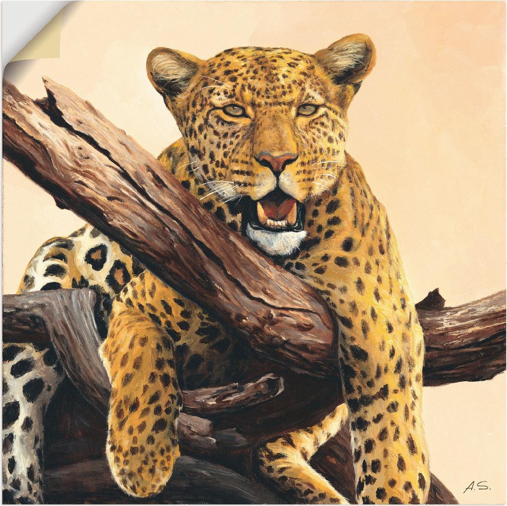ARTland Wandbild, selbstklebend Zeit zum Mittagessen Größe: 100x100 cm