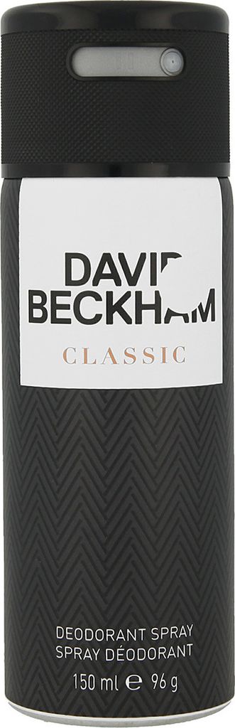 A product shot of a deodorant spray can.