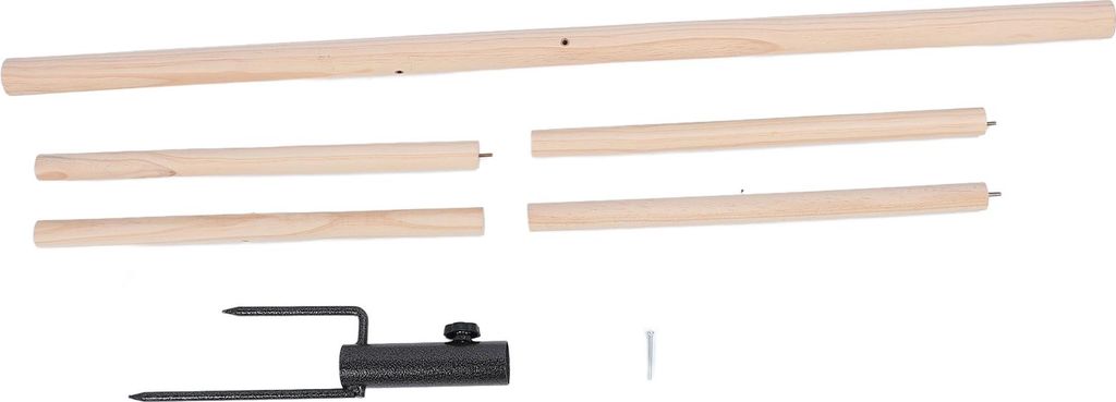 Hühnchen -Barch -Spielzeug für Coop -Holz -Rastständer mit Eisenstein -Steckerzubehör