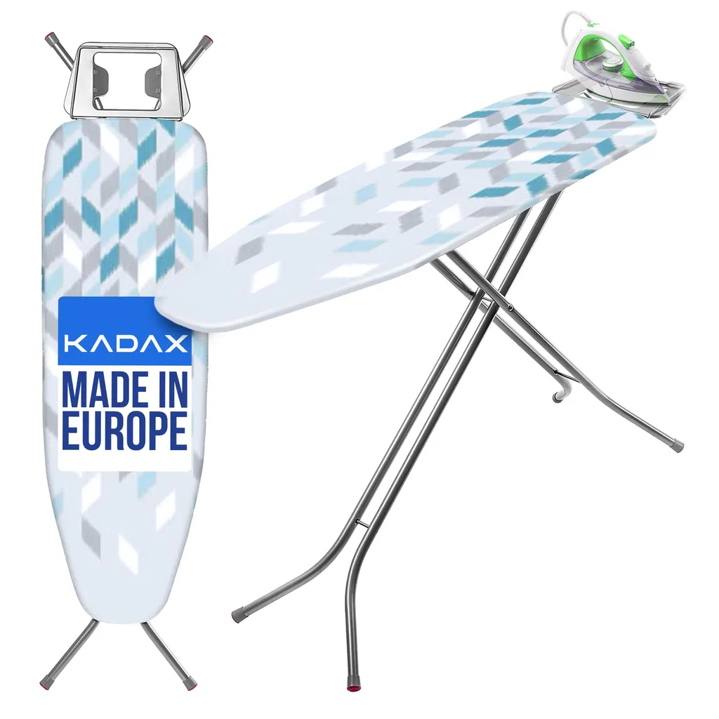 Grande planche de repassage KADAX 120x38 cm pour linge de maison XL