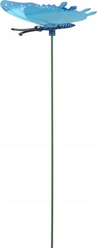 Motyl ogrodowy na piku dekoracyjnym plastikowy