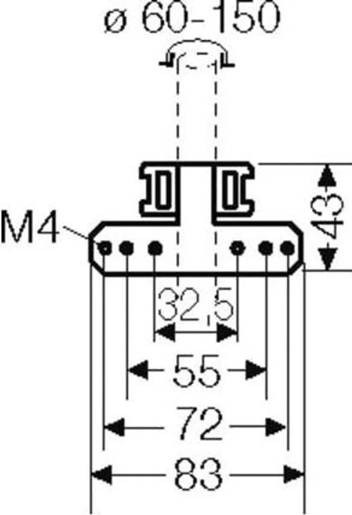 Support de fixation au mât DK MB 2 - Accessoire de couvercle technique - 2