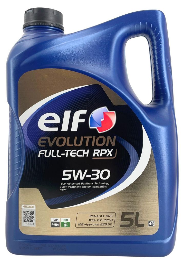 Elf Evolution Fulltech RPX 5W-30 5 Liter