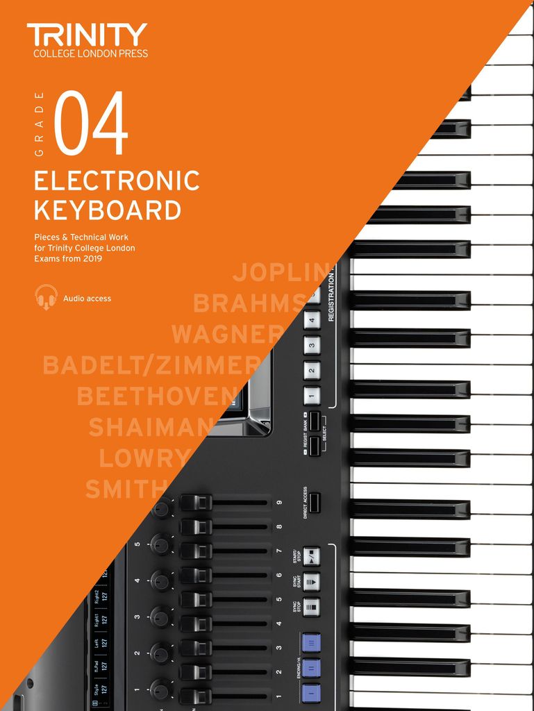 Trinity College London Electronic Keyboard Exam Pieces & Technical Work From 2019: Grade 4