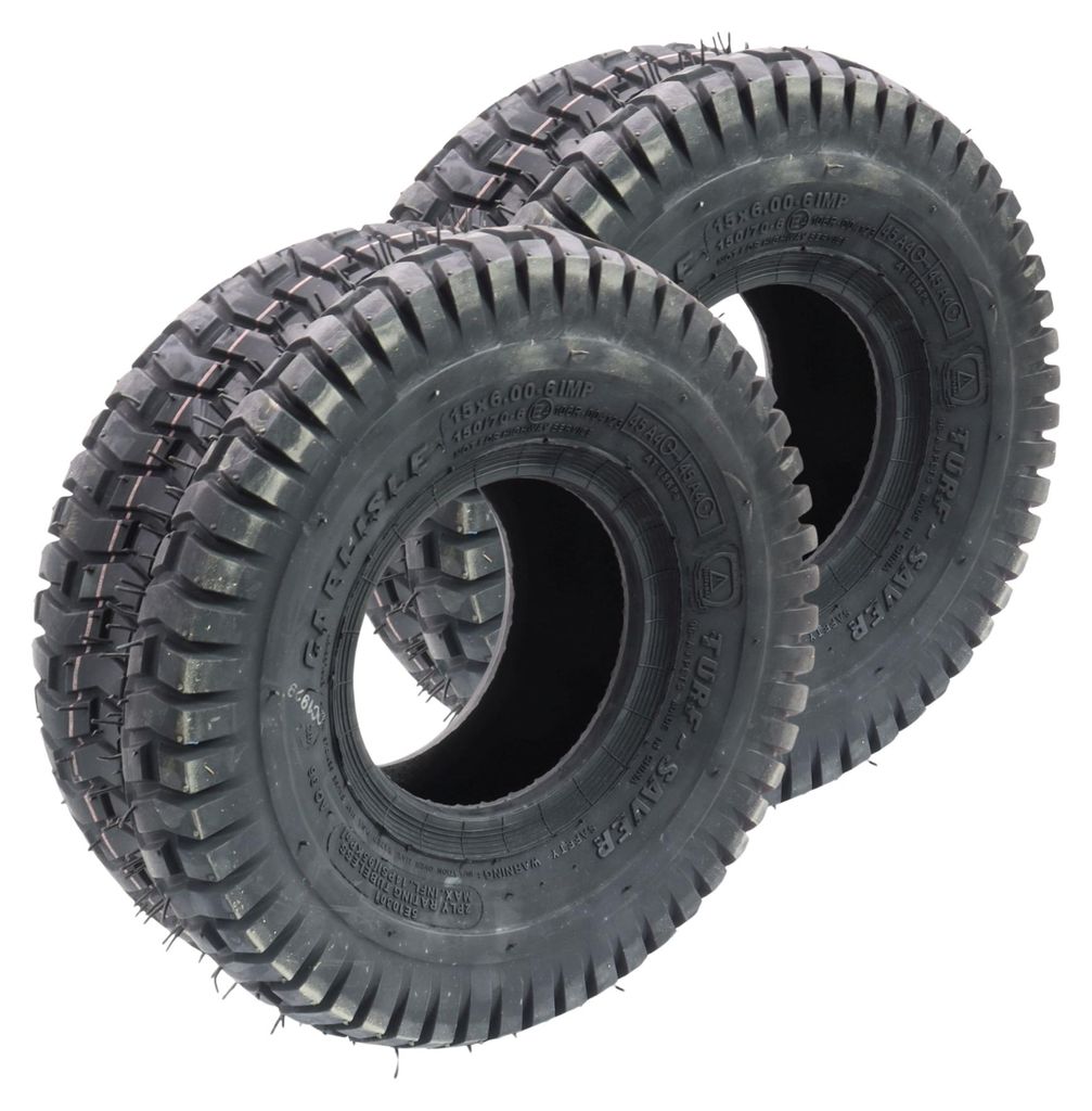 2 Reifen 15x6.00-6 Tubeless 4PR Produktbild 
