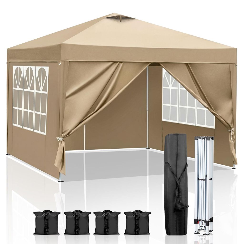 LEADZM 3x3M Pavillon Wasserdicht Pop up Faltpavillon Produktbild 