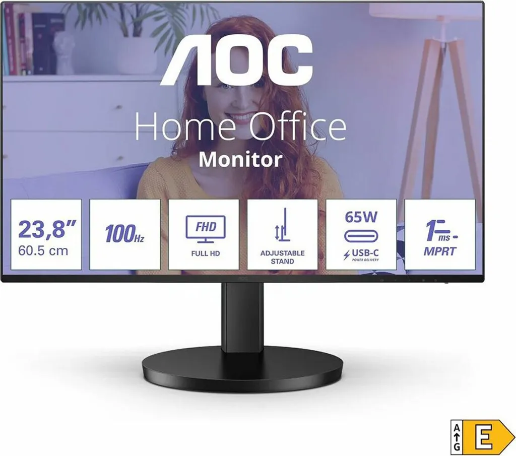 Écran de Bureau AOC 24B3CF2 USB-C 24 Pouces pour Bureautique et Pro - 5