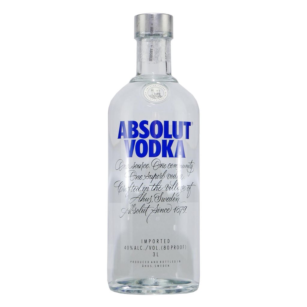 | Vodka % 40 3 | vol Wodka l Absolut