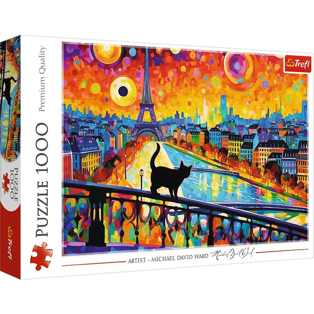 Trefl Puzzles 1000 elements Cats in Paris Obrázek produktu 