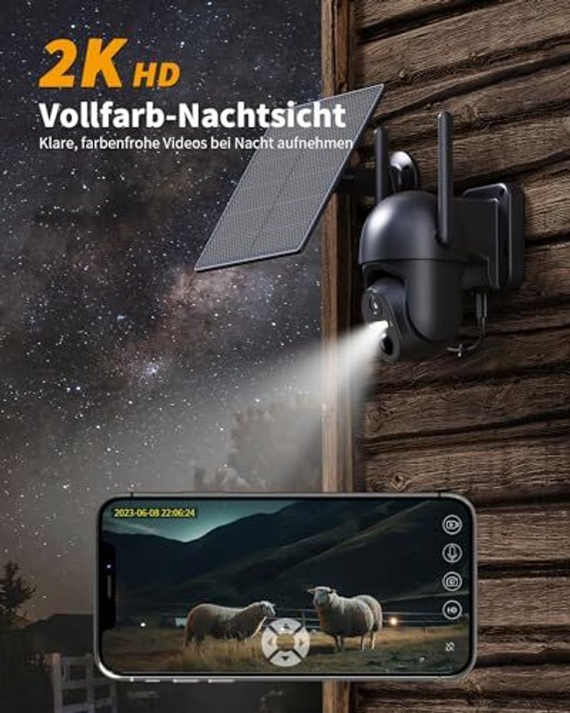 NUASI Fototrappola con SIM e Pannello Solare, Fototrappola 4G con NUASI Fototrappola con SIM e Pannello Solare, Fototrappola 4G con