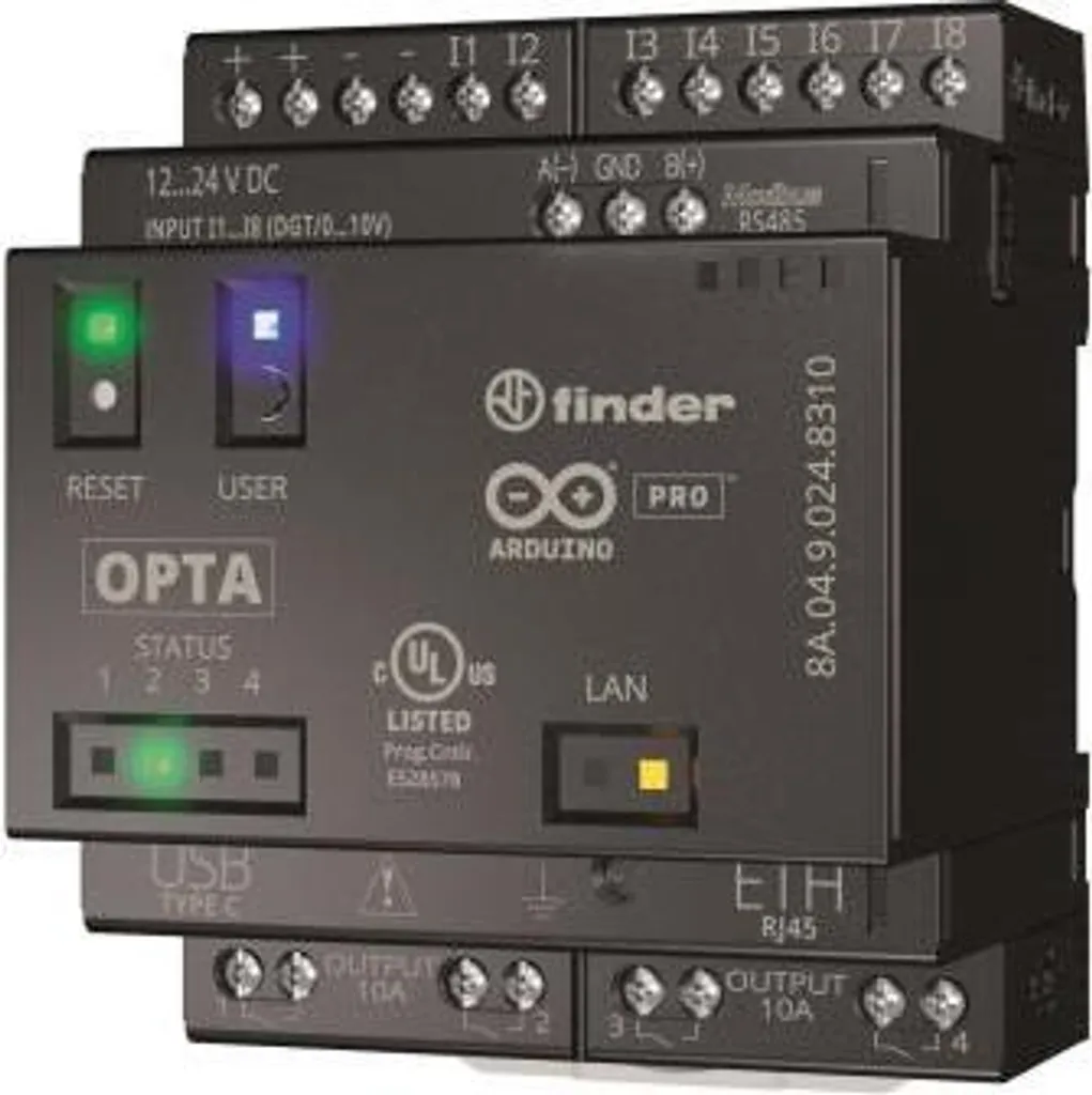 Automate Finder Opta Lite 8A.04.9.024.8300 rail DIN basse tension