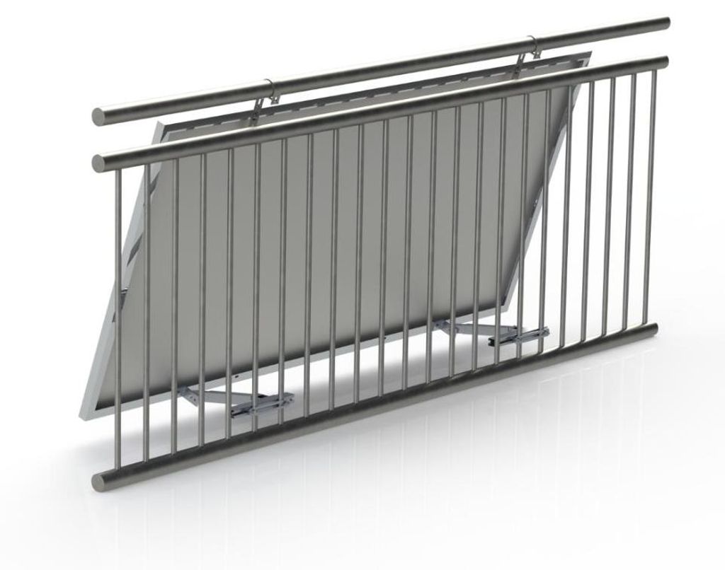 Balkonhaken Set für Solarmodule Produktbild 