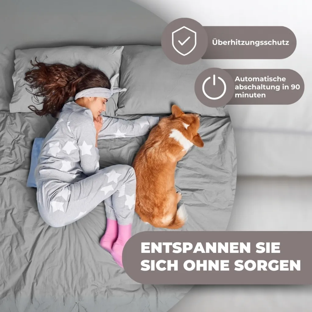 Coussin Chauffant Électrique Basse Consommation pour Dos et Muscles