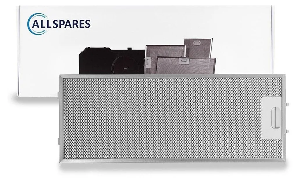 Filtre hotte 445x175x9mm en aluminium multicouche durable AllSpares