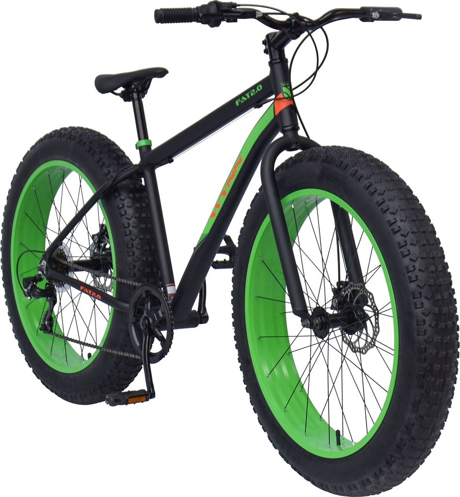 WYNN Fatbike 26 Zoll FAT2.0 schwarz-orange Rahmenhöhe 46 cm Produktbild 2