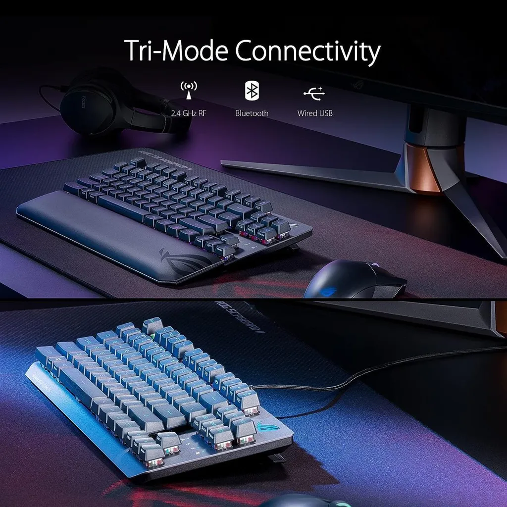 Clavier ASUS ROG Strix Scope RX TKL Wireless Deluxe FR 90MP02J0-BKFA00