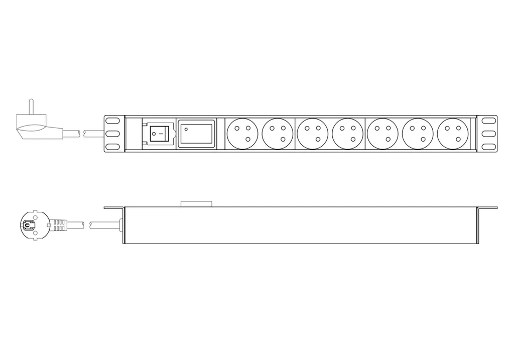 Offerta PDU Digitus DN-95407-FR | Distribuzione Energia Rack 1U