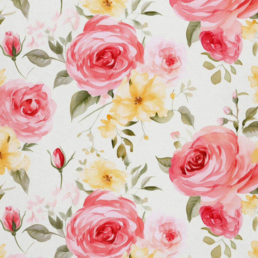 OUTDOOR DEKOSTOFFE OXFORD - Blumen- DX2130