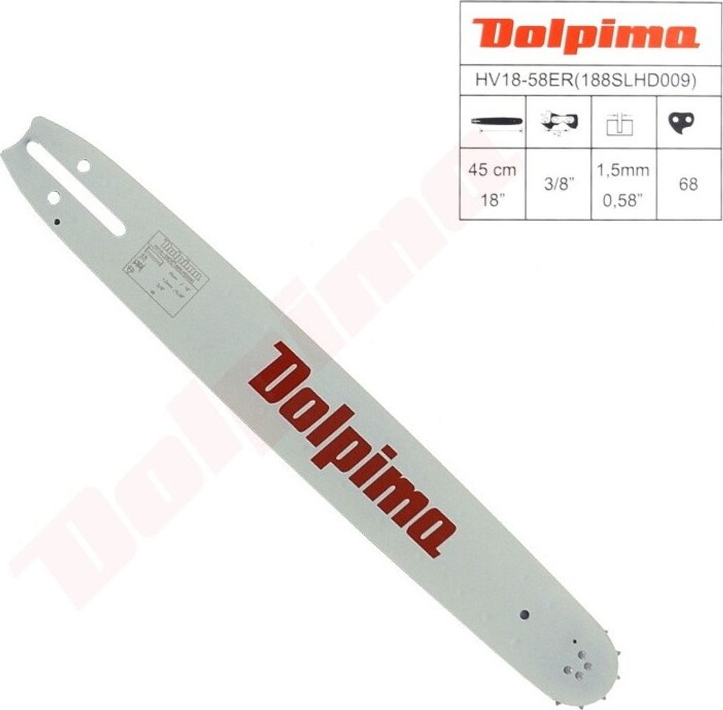Schwert Führungsschiene Dolpima 3/8 1,5Mm 45Cm/18 ( 188Slhd009 )