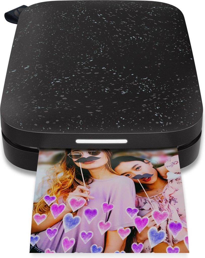 HP Sprocket mobiler Sofortbilddrucker schwarz - Foto-/Thermosubl.-drucker