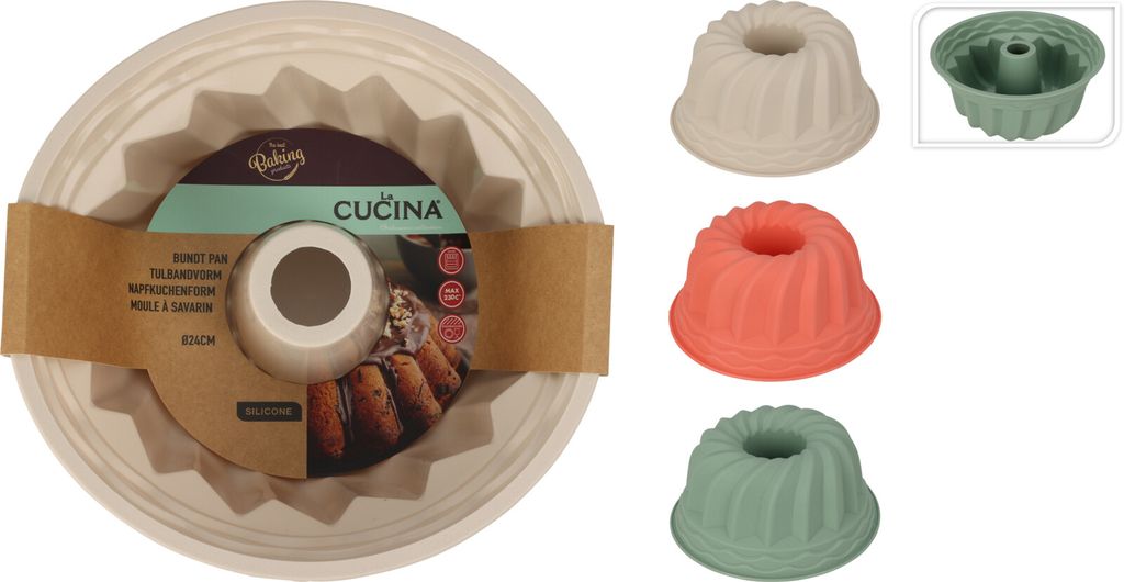 Silikon-Kuchenform 24 x 11 cm rot