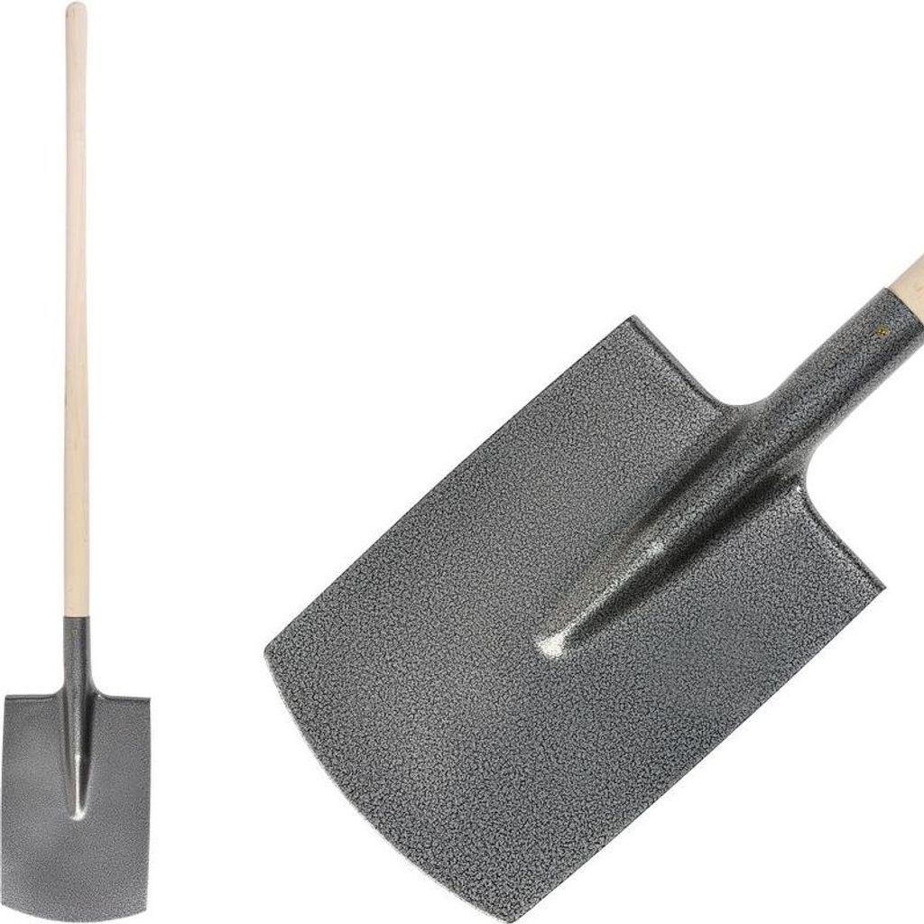 Beche S592.WH droite, KomaXit, manche en bois Image du produit 