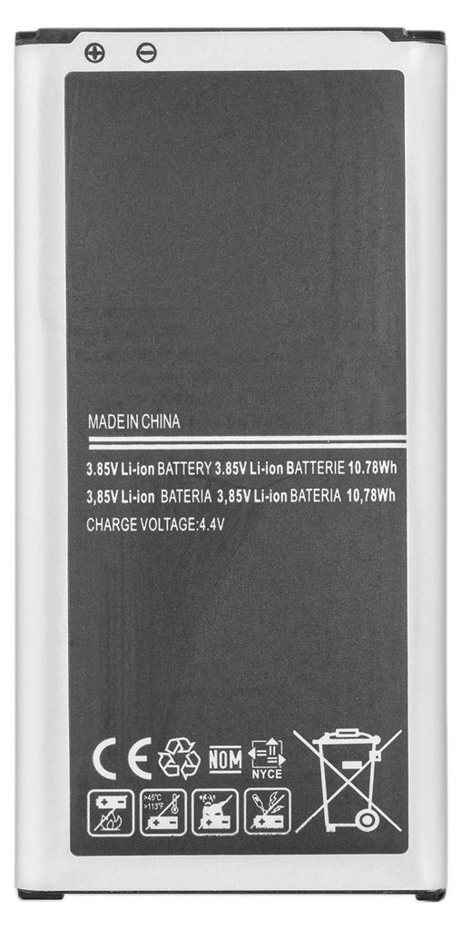 Samsung Akku für Galaxy S5 Smartphone – Ersatzbatterie mit 2.800 mAh Kapazität und 3,85 V Spannung