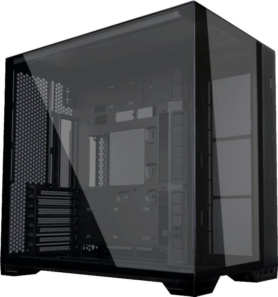 Lian-Li O11 Vision Compact E-ATX-Tower aus gehärtetem Glas, USB-C 3.0, weiß