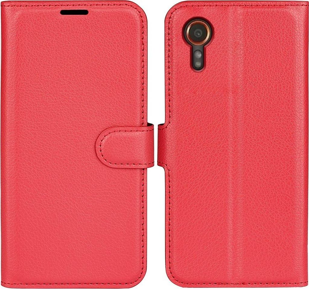 Samsung Galaxy Xcover 7 Hülle - Coverup Klapphülle - Rot