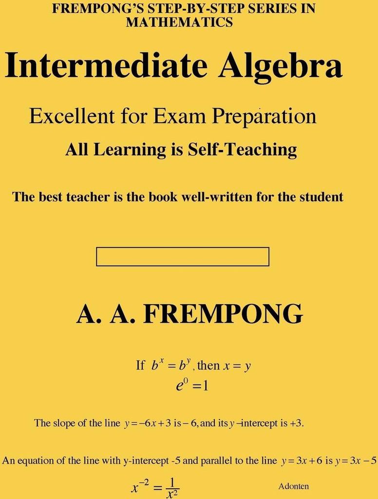Intermediate Algebra