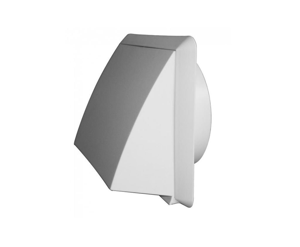 Upmann Ablufthaube mit Rückstauklappe Kunststoff weiß DN 125 mm