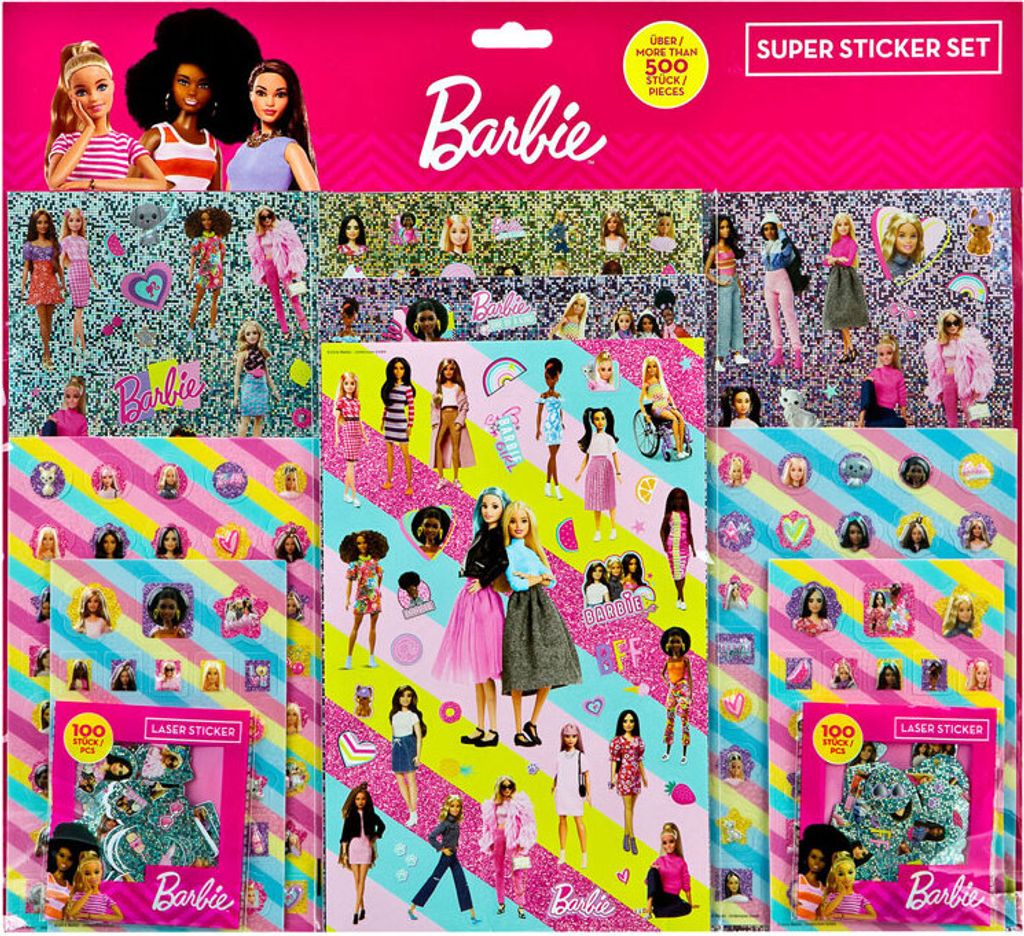Undercover Super Sticker Set Barbie Image du produit 