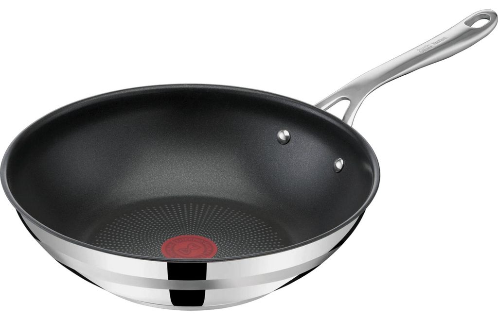 Tefal Jamie Oliver E3101925, Wok-/Bratpfanne, Edelstahl, Produktbild 