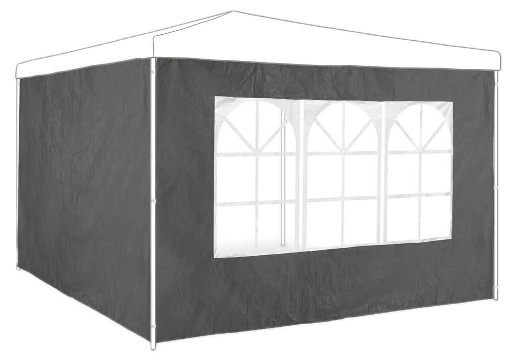 Pareti laterali Relaxdays per gazebo, set da 2, A x L 2x3 Immagine del prodotto 
