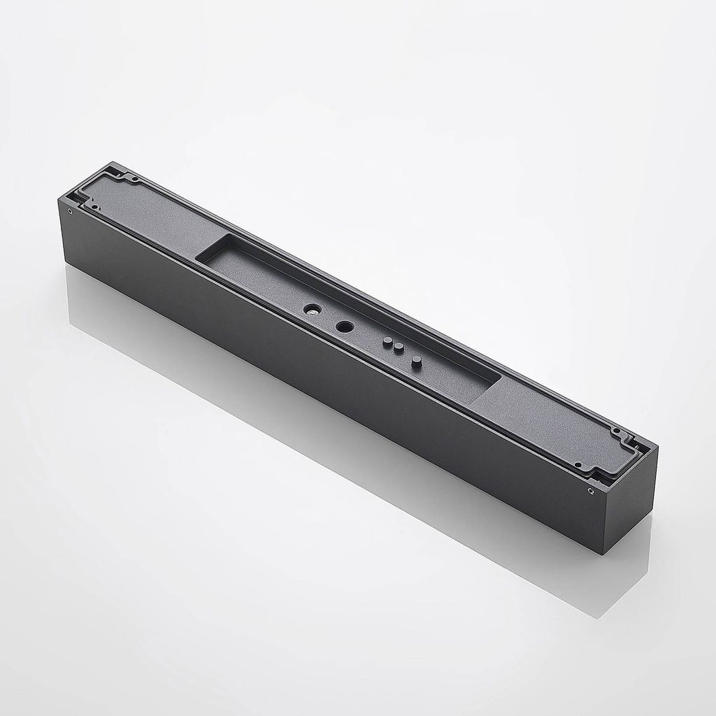 Arcchio LED-Wandleuchte Lengo, 50 cm, 1-flg., anthrazit, Produktbild 