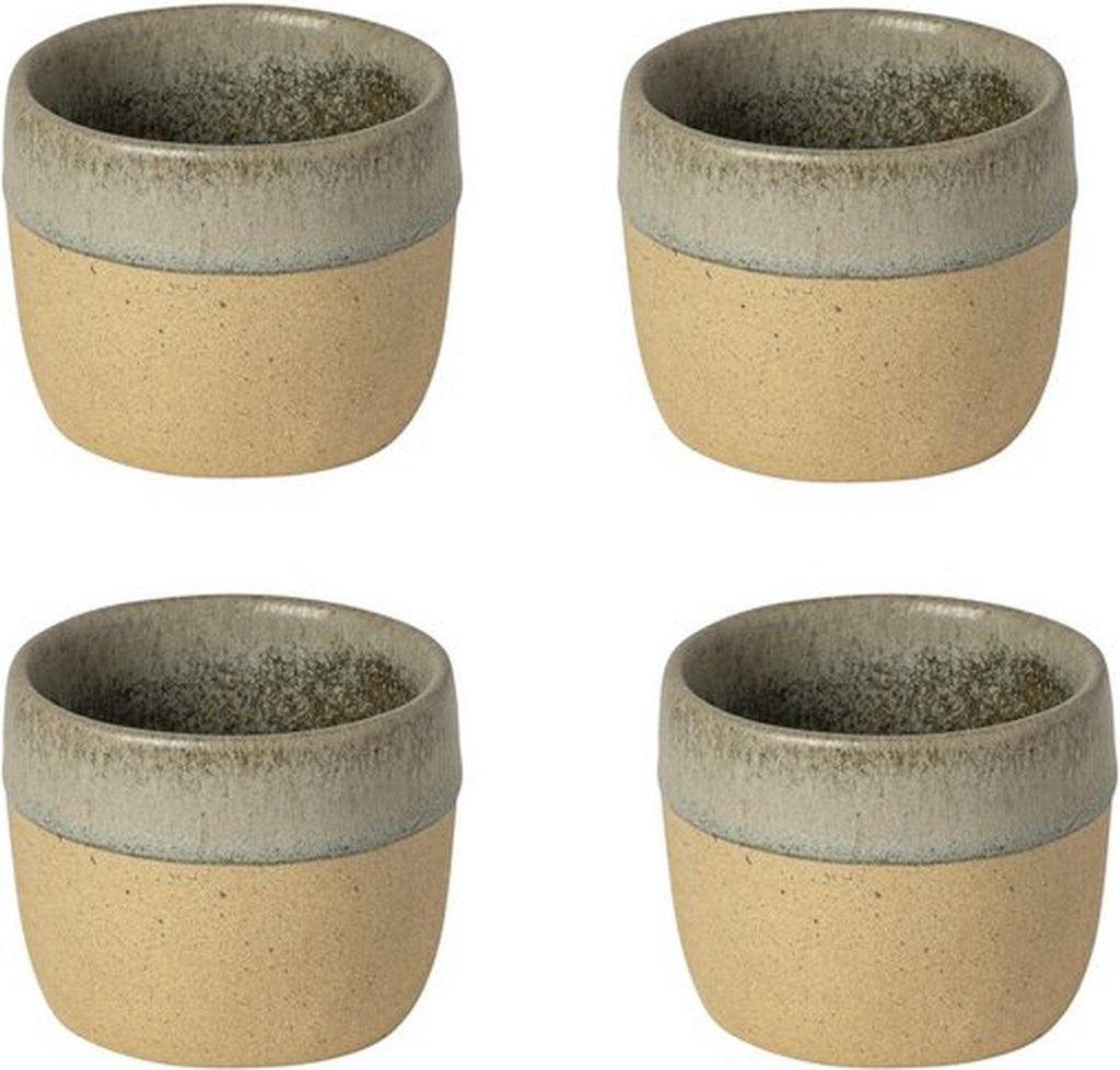 Costa Nova Arenito Espressotassen – Salbeigrün – 4er-Set – Produktbild 