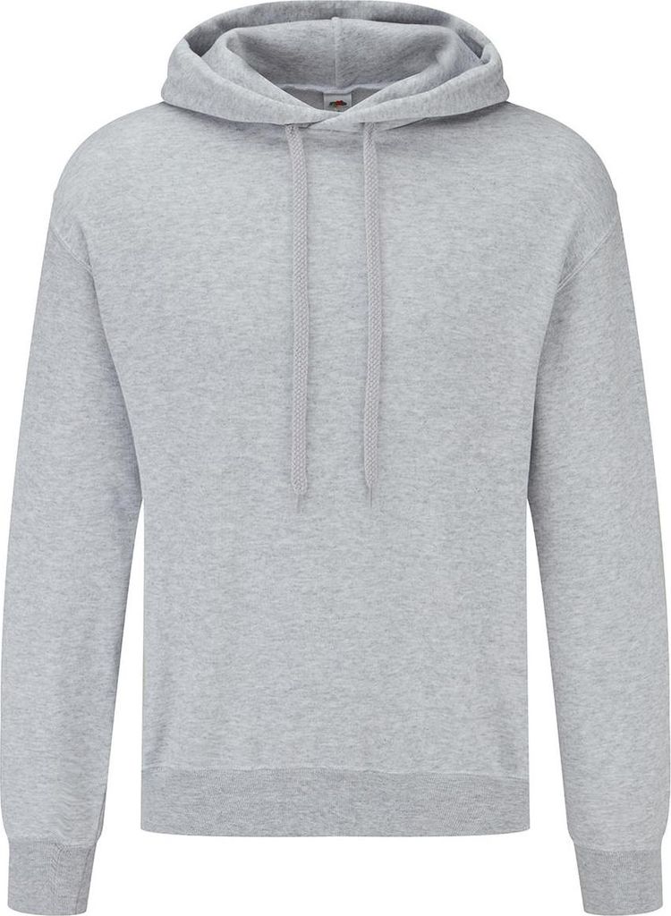 Classic Hooded Basic Sweat Heather Grey S