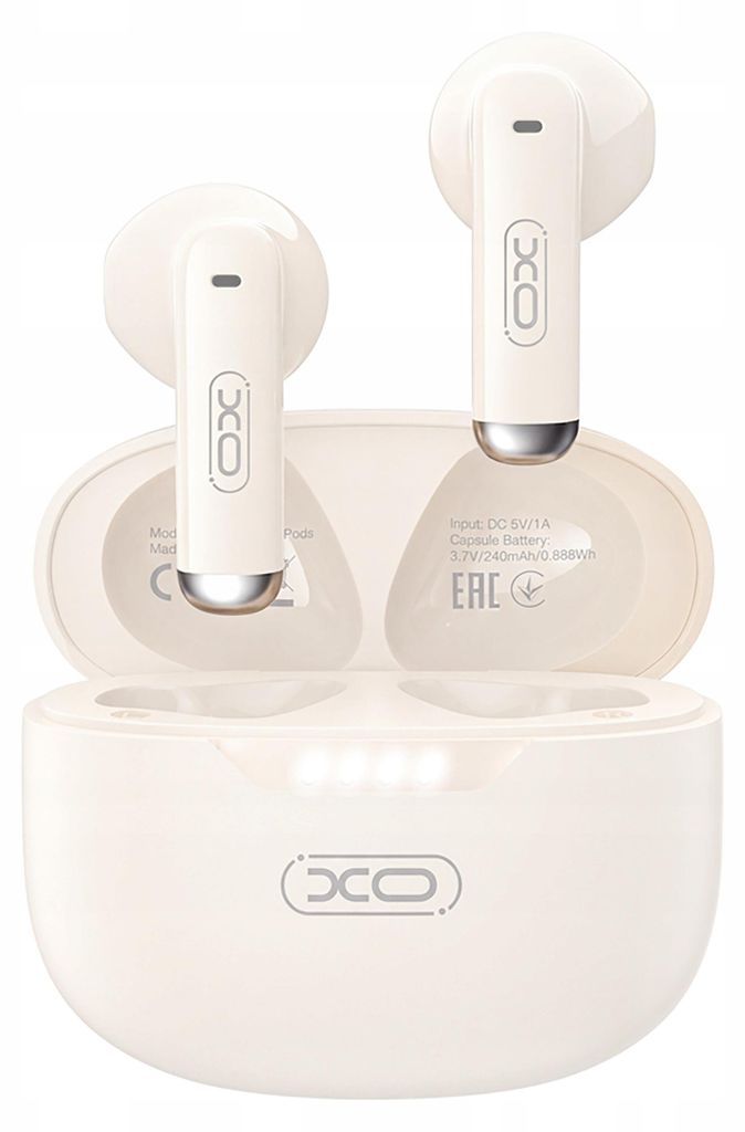 Xo Draadloze Bluetooth-oordopjes G50 TWS, beige, met Productafbeelding 