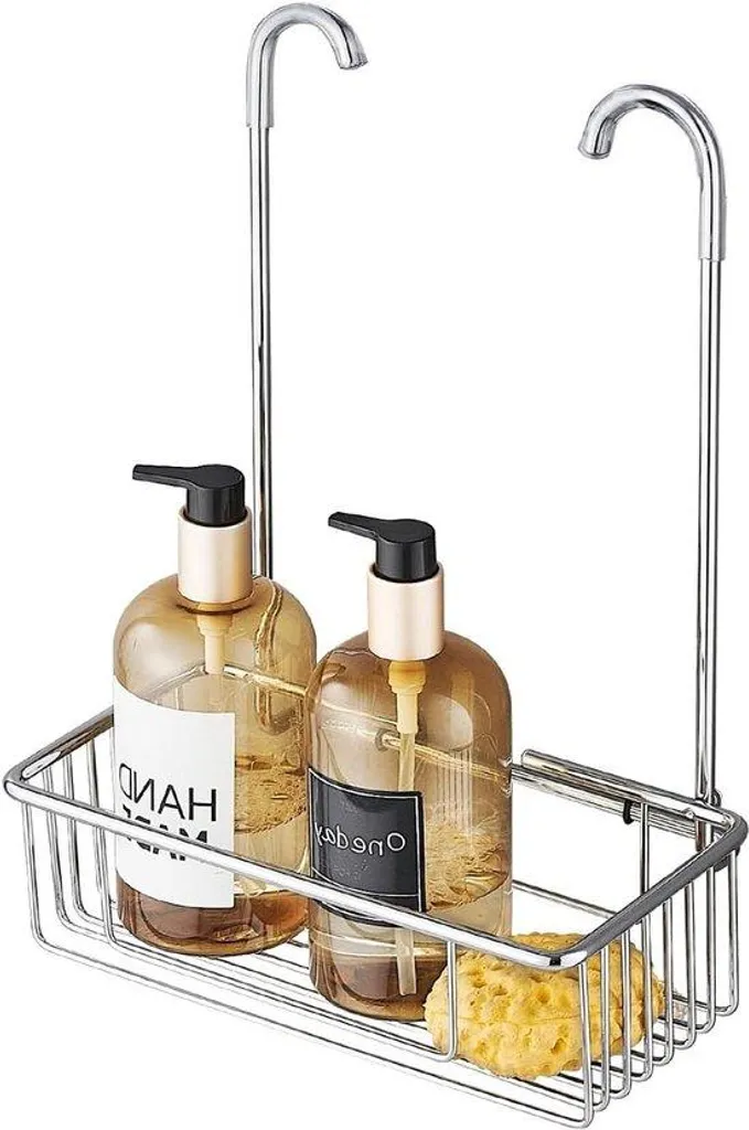 Panier de douche en acier inoxydable 25 x 35 x 13 cm argenté - Modèle SR