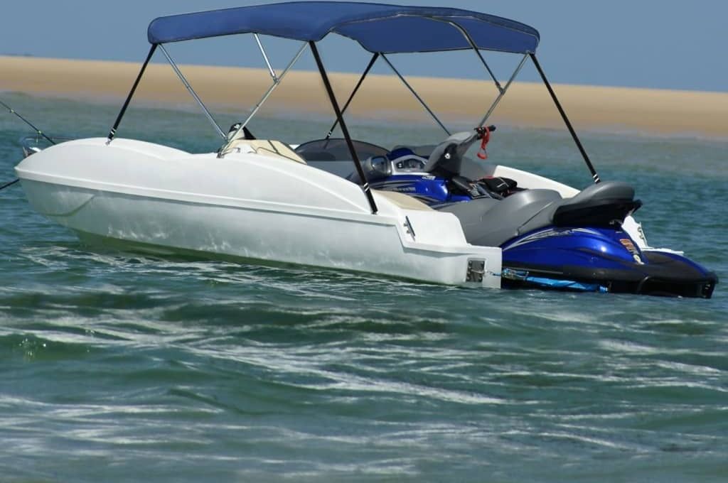 "SALE 2026" 3-Bow Bimini Top Blau 183x160x137 cm - Planen & Abdeckfolien DE6235005