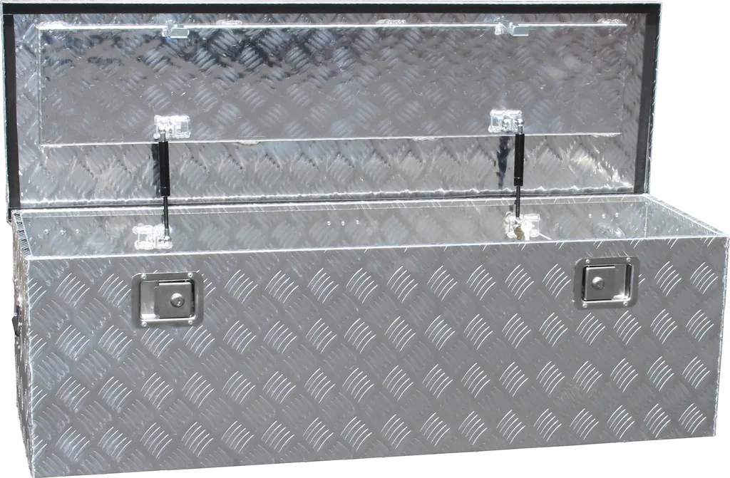 Coffre de rangement aluminium pour véhicule utilitaire de 180 litres