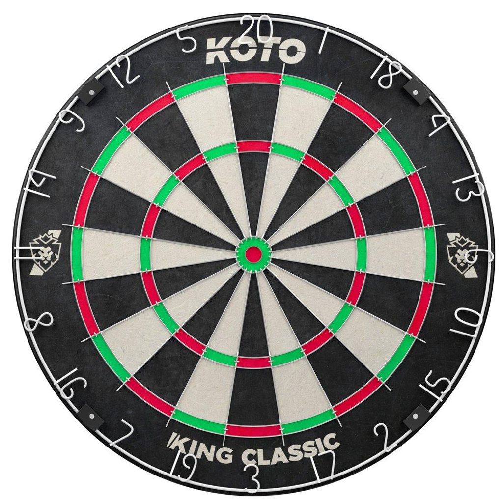 KOTO – King Classic Dartscheibe, Offizielle Turniermaße, Produktbild 
