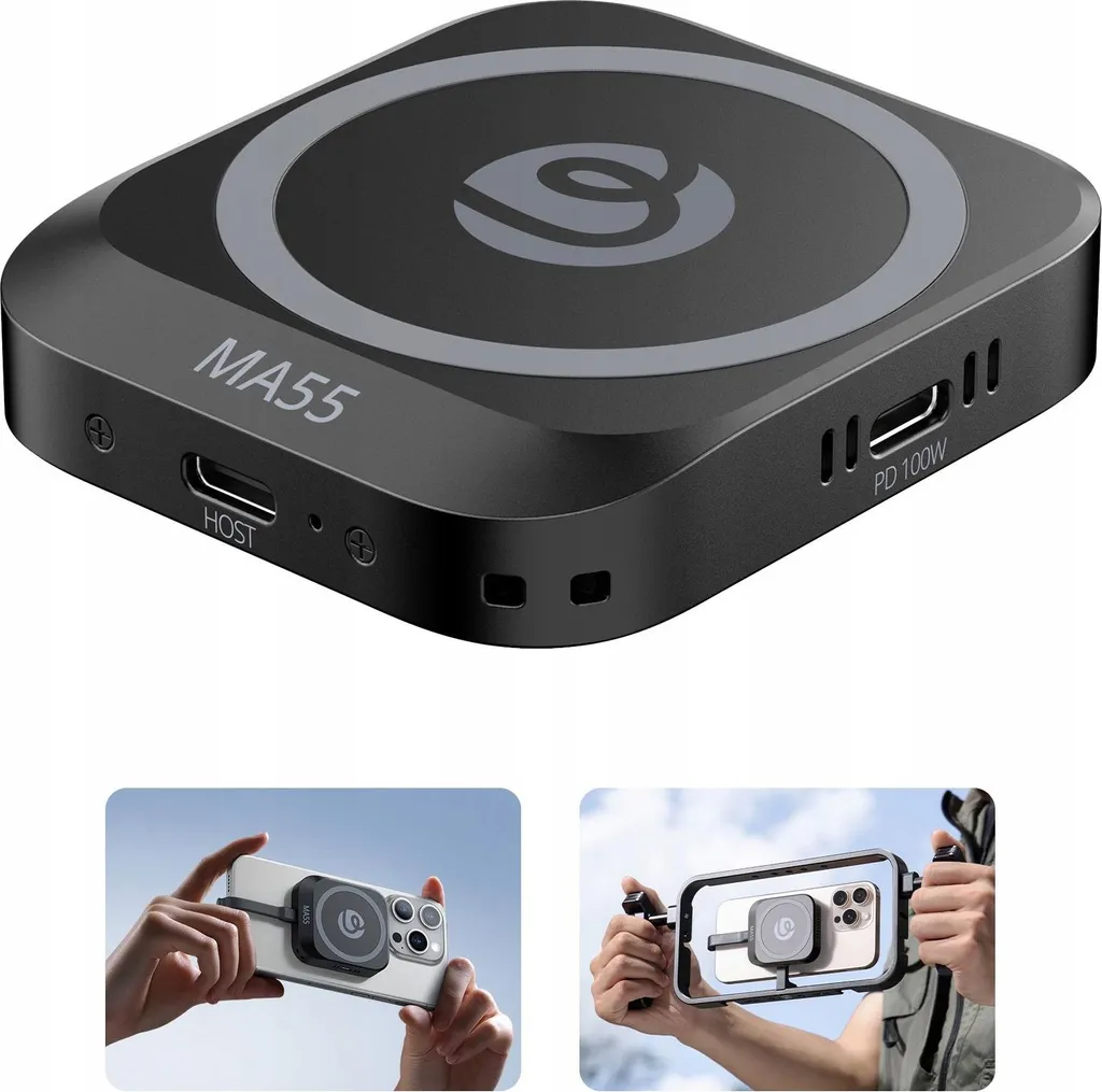 Ulanzi MA55 M097 Supporto Magnetico SSD Raffreddamento Smartphone USB-C