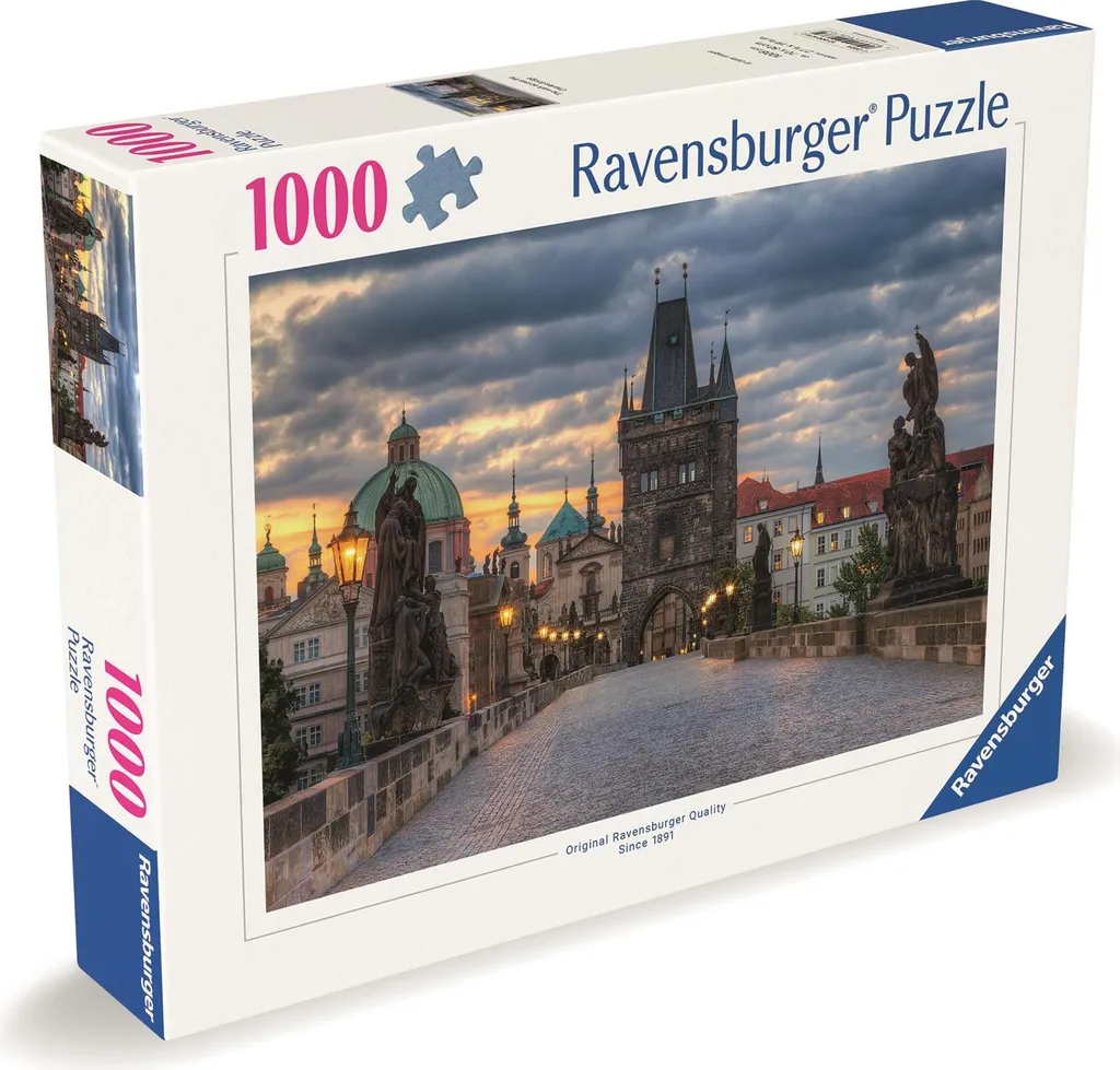 Puzzle Prague 1000 Pièces sans Reflets : Assemblage Parfait et Précis