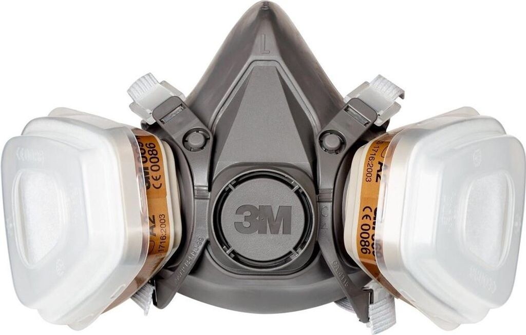 3M Mehrweg-Lackiermasken-Set 6000 A2/P3 R Größe L