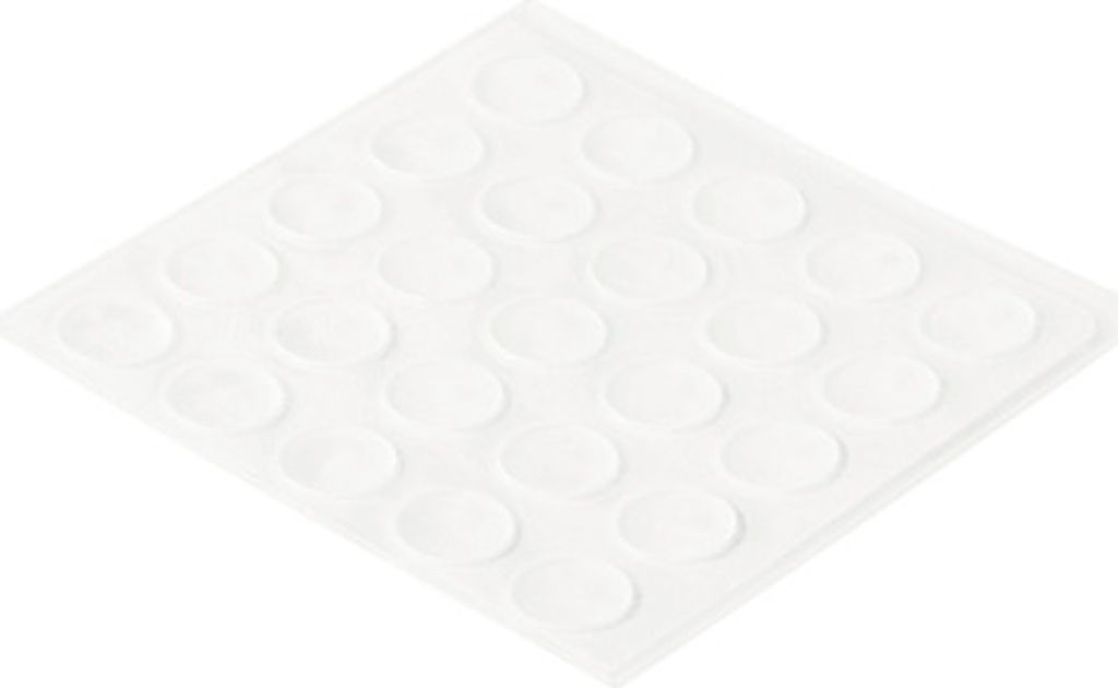 Tlumič nárazu Ø 8x1,6mm, transparentní, 50 ks Obrázek produktu 